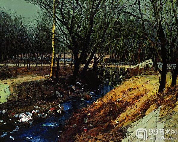 《草场地一号》布面油画155X193cm2006