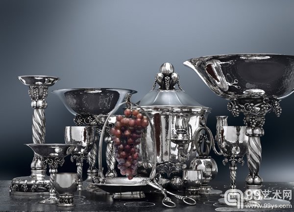 葡萄系列 (1918年), 银器, Georg Jensen, 丹麦