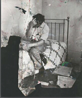 2012年佳士得图录中艺术家卢西安·弗洛伊德（Lucien Freud）的照片