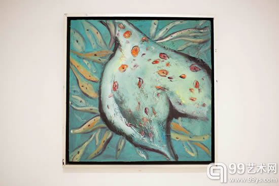 黄药 “找魂”油画作品