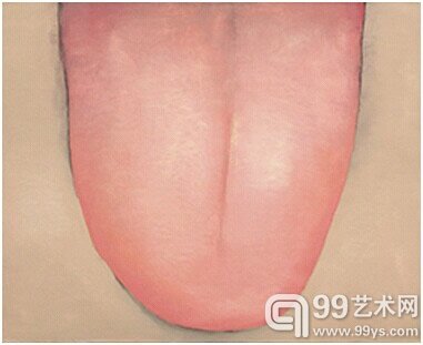 孙大量 “大舌头”油画作品