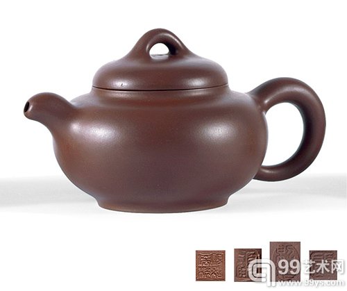 顾绍培作 润泉壶 L18.5cm H10.0cm，成交价（含佣金）：RMB69，000