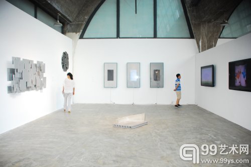 “新视界—多媒介艺术融合集群展”开幕现场