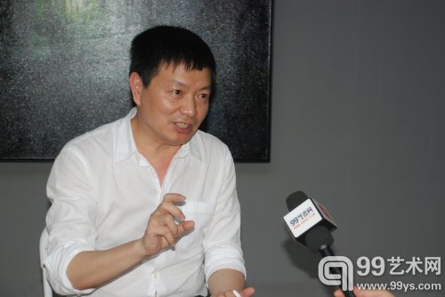 华辰拍卖董事长兼总经理甘学军先生接受99艺术网采访