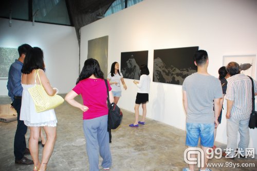 “新视界—多媒介艺术融合集群展”开幕现场