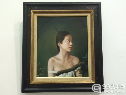 钟鸣峰油画作品《夜游》