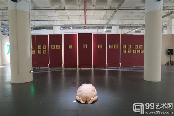 4展览现场孙亮及田习斌作品