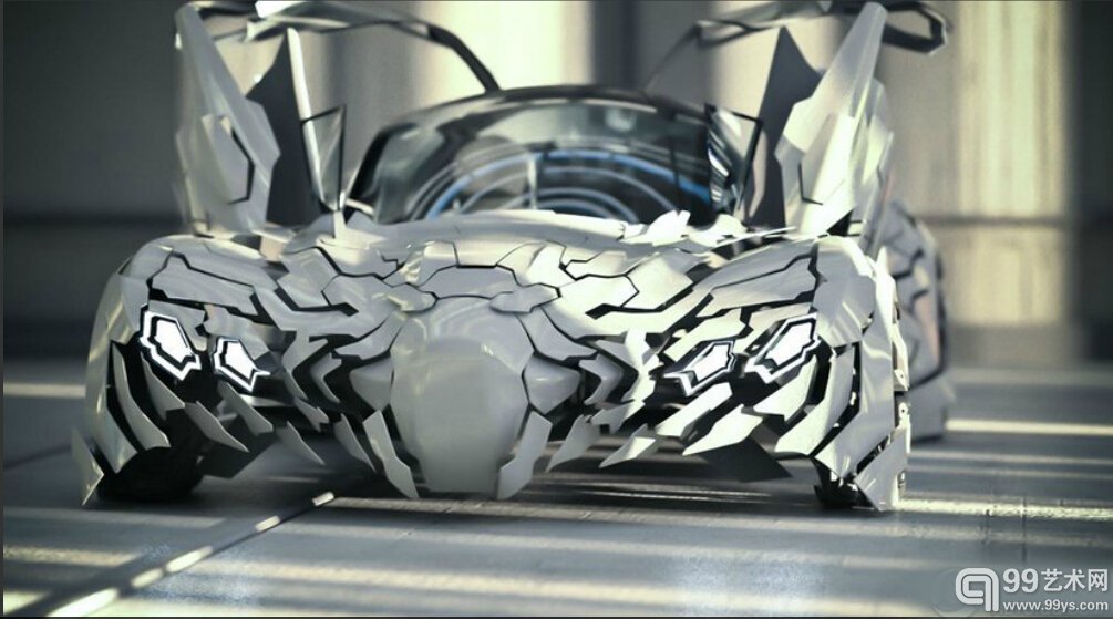 设计师打造鳞状概念车 展示未来科技 - 奢侈品