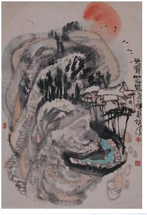 【三】黄格胜 《元宝山之晨》 起拍价：30000元  64×44cm