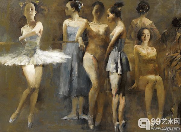 汪晓曙  《舞蹈之四》  油画  120cm×90cm  2013年