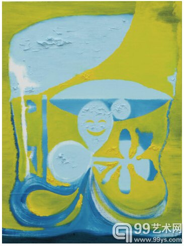 6.新加坡:小山登美夫画廊“Two Holes” 展, 持续到8月4日.图为Koji Nakazono作品“untitled” (2014). 