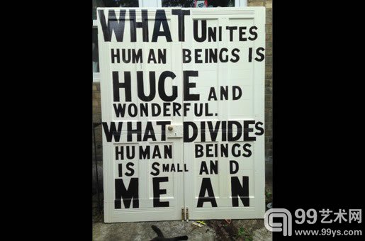 艺术家史密斯(Bob and Roberta Smith)作品