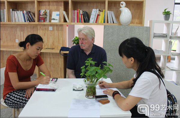 德国策展人哈尔姆特·法兰克接受99艺术网采访