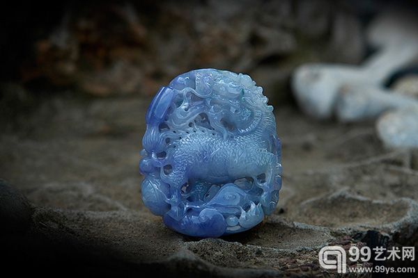 麒麟翡翠挂件