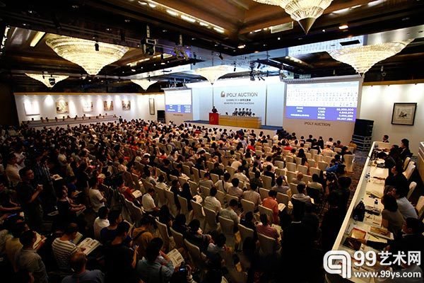 北京保利2014年春季拍卖会现场