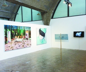 “新视界——多媒介融合集群展”场景图