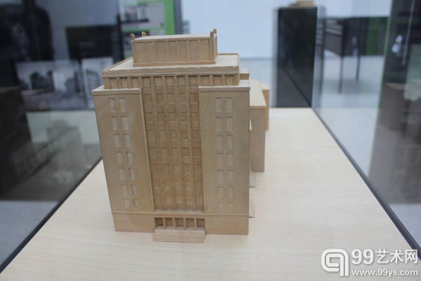 展出的建筑模型
