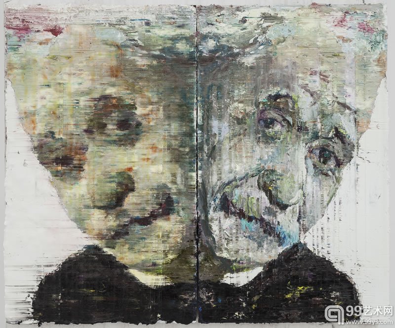 文倵 《爱因斯坦》100 x120cm 布面油画 2014