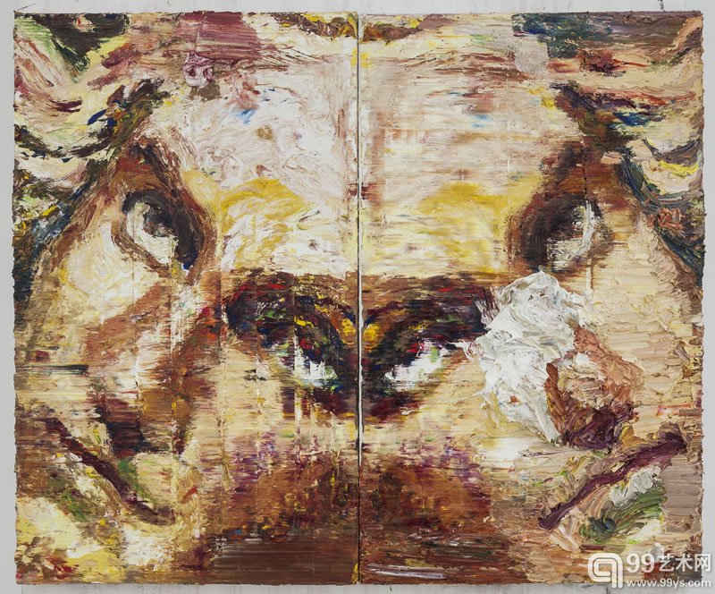 文倵 《贝多芬》100 x120cm 布面油画 2014