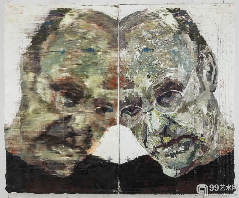 文倵 《基弗》100 x120cm 布面油画 2014