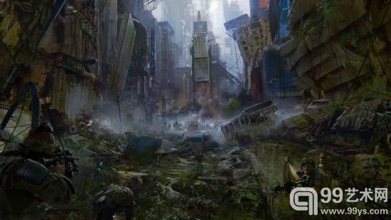 法艺术家绘2084年都市图挑战人类愿景 似末日大片