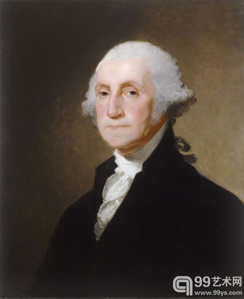 吉尔伯特·斯图尔特(Gilbert Stuart)作品《乔治·华盛顿》(1821)