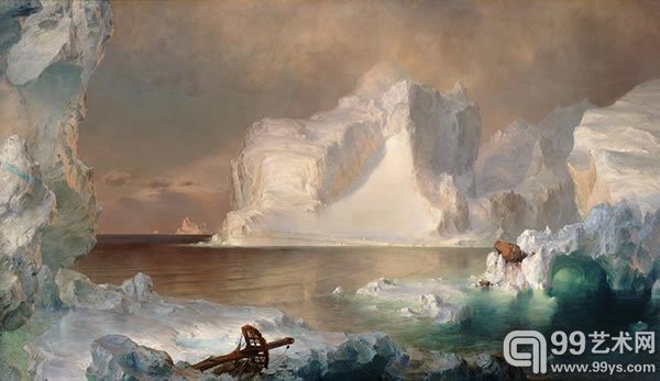 Frederic Edwin Church作品《冰山》(1861)