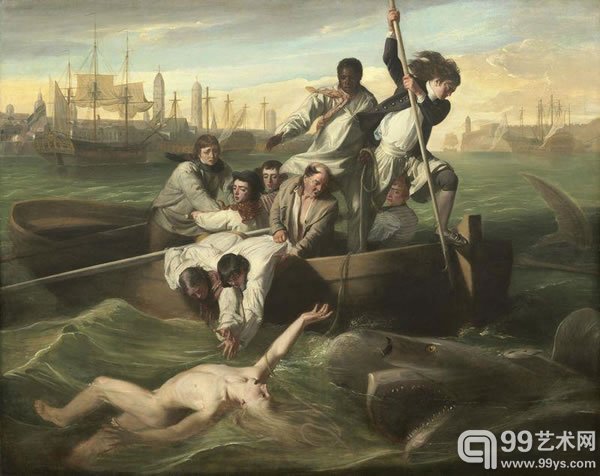 约翰·辛格顿·科普利(john singleton copley)作品《Watson and the Shark》(1778)