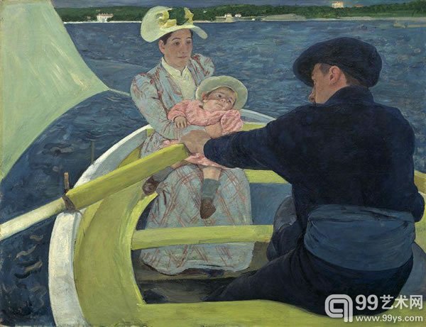 玛丽·卡萨特(Mary Cassatt)作品《The Boating Party》(1893—94)