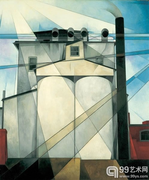查尔斯·德穆斯(Charles Demuth)作品《My Egypt》(1927)