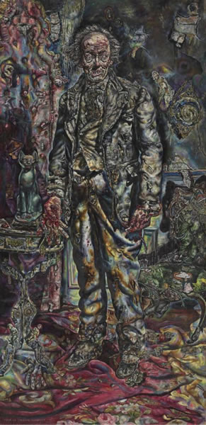 伊万·奥尔布赖特(Ivan Albright)作品《Picture of Dorian Gray》(1943-44)