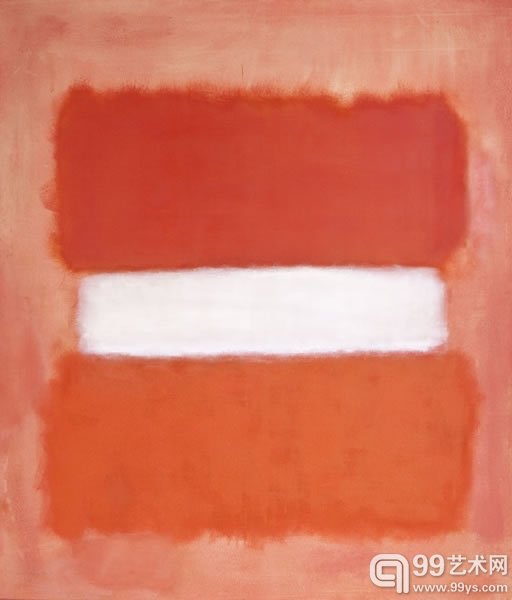 马克·罗斯科(Mark Rothko)作品《White Center》(1957)