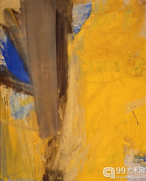 威廉·德·库宁(Willem de Kooning)作品《Montauk Highway》(1958)