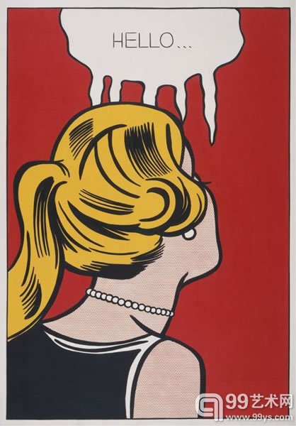 罗伊·利希滕斯坦(Roy Lichtenstein)作品《Cold Shoulder》(1963)