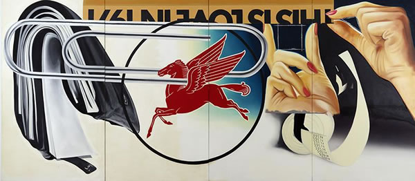 詹姆斯·罗森奎斯特(James Rosenquist)作品《Paper Clip》(1973)
