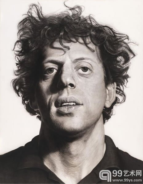 查克·克洛斯(Chuck Close)摄影作品《Phil》(1969)