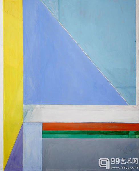 理查德迪本科恩(Richard Diebenkorn)作品《Ocean Park No. 29》(1970)