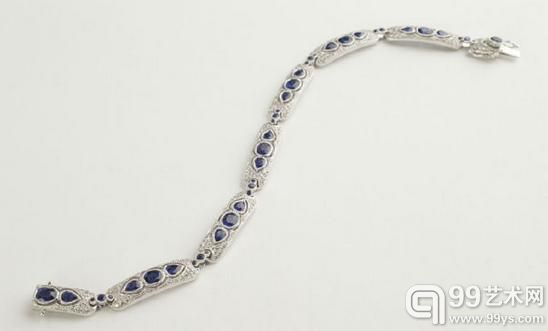 蓝宝石手链 估价：RMB75，000-90，000