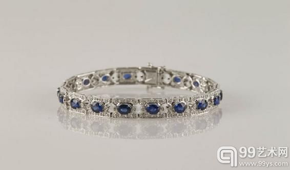 蓝宝石手链 估价：RMB73，000-90，000