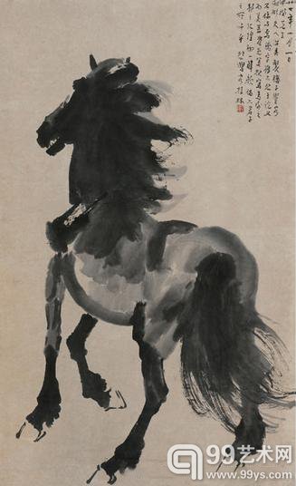 LOT4034 徐悲鸿 立马图 RMB 4,600,000 