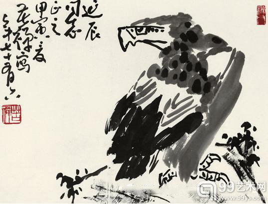 LOT4003 李苦禅 雄鹰 RMB 149,500