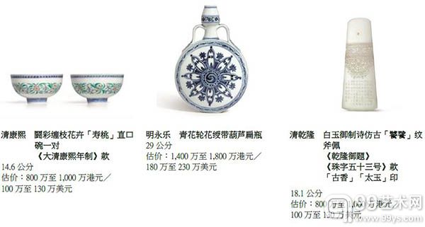 重要中国瓷器及工艺品