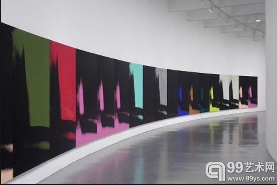 曾现身展厅的沃霍尔《影子》系列作品（局部）