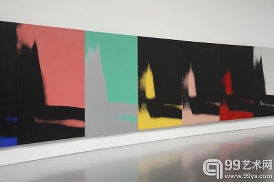 曾现身展厅的沃霍尔《影子》系列作品（局部）