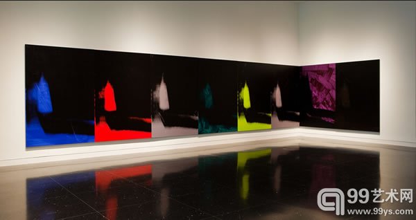 曾现身展厅的沃霍尔《影子》系列作品（局部）