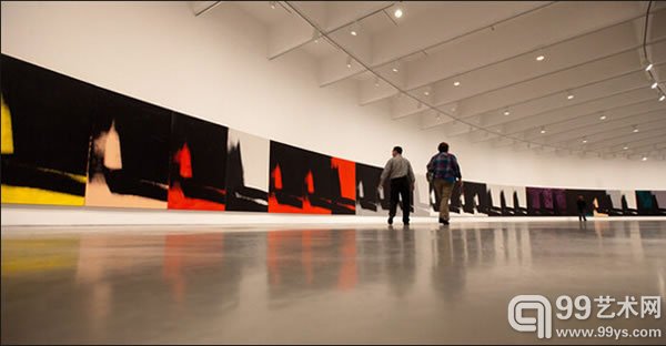 曾现身展厅的沃霍尔《影子》系列作品（局部）