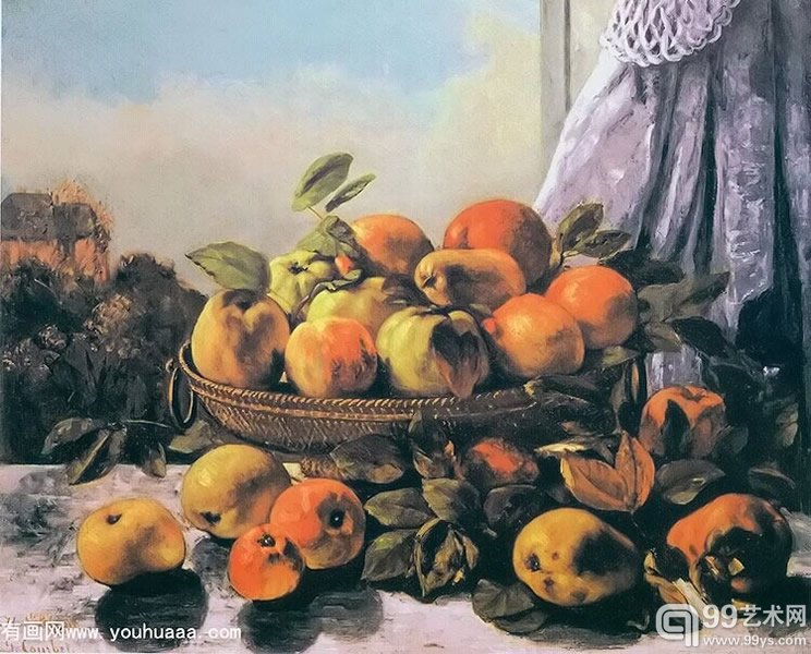 库尔贝 《碗里的苹果》 1871-1872年