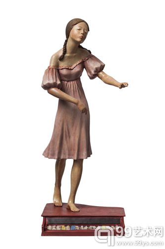 梦游 Sleepwalking 铸铜 Bronze 73x35x27cm 2014