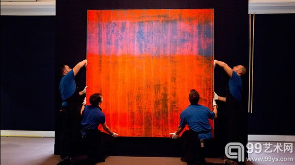 No 4 :格哈德·里希特作品《墙》（1994）成交价约1740万英镑