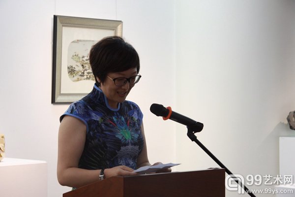 北京文化发展基金会副秘书长刘敬致辞
